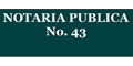 Notaria Publica 43 logo