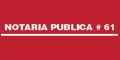 NOTARIA PUBLICA 61 logo