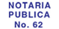 Notaria Publica 62 logo