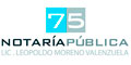 Notaria Publica 75 logo