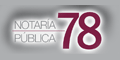 NOTARIA PUBLICA 78 logo