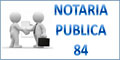 Notaria Publica 84 logo