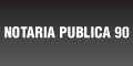 Notaria Publica 90 logo