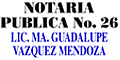 NOTARIA PUBLICA Nº 26 logo