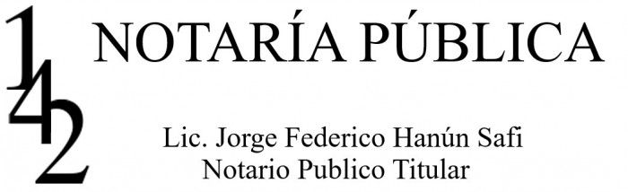 Notaria Publica No. 142