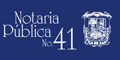 NOTARIA PUBLICA NO 41 logo