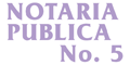 NOTARIA PUBLICA NO 5 logo