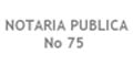 Notaria Publica No 75 logo