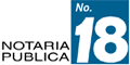 NOTARIA PUBLICA NUM 18 logo