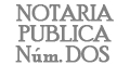 Notaria Publica Numero Dos logo