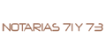 NOTARIAS 71 Y 73 logo