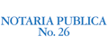 NOTARIO PUBLICO N 26 logo