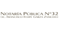 NOTARIO PUBLICO Nº 32 GARZA ZAMUDIO FRANCISCO F. LIC logo