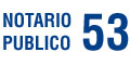 NOTARIO PUBLICO NO 53 logo