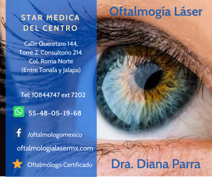 Oftalmología Láser - Dra. Diana Parra logo