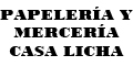 PAPELERIA Y MERCERIA CASA LICHA logo