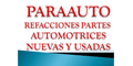 PARAAUTO REFACCIONES PARTES AUTOMOTRICES NUEVAS Y USADAS logo