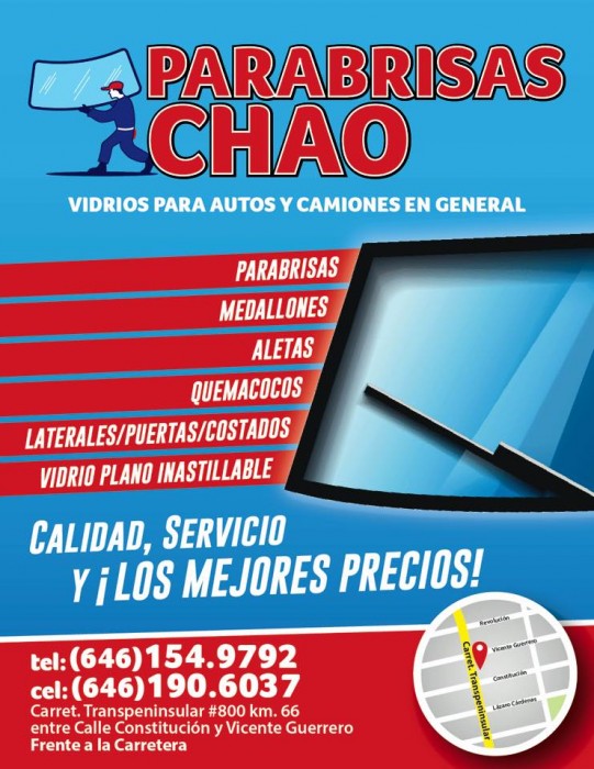 Parabrisas Chao Ensenada logo