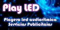 Playeras Luminosas Play Led logo