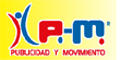 PM PUBLICIDAD Y MOVIMIENTO logo