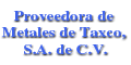 PROVEEDORA DE METALES DE TAXCO S.A. DE C.V. logo