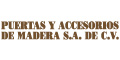 PUERTAS Y ACCESORIOS DE MADERA SA DE CV logo