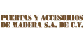 PUERTAS Y ACCESORIOS DE MADERA SA DE CV