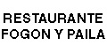 RESTAURANTE FOGON Y PAILA logo
