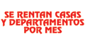 SE RENTAN CASAS Y DEPARTAMENTOS POR MES logo