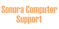 SONORA COMPUTER SUPPORT logo