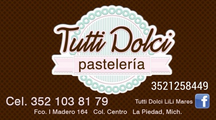 TUTTI DOLCI PASTELERÍA