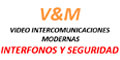 V & M Interfonos logo