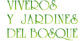 VIVEROS Y JARDINES DEL BOSQUE logo